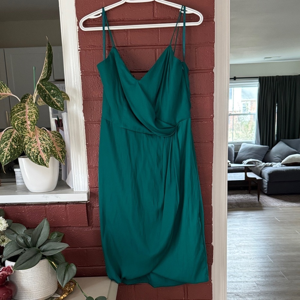 Banana Republic Emerald Green Dress